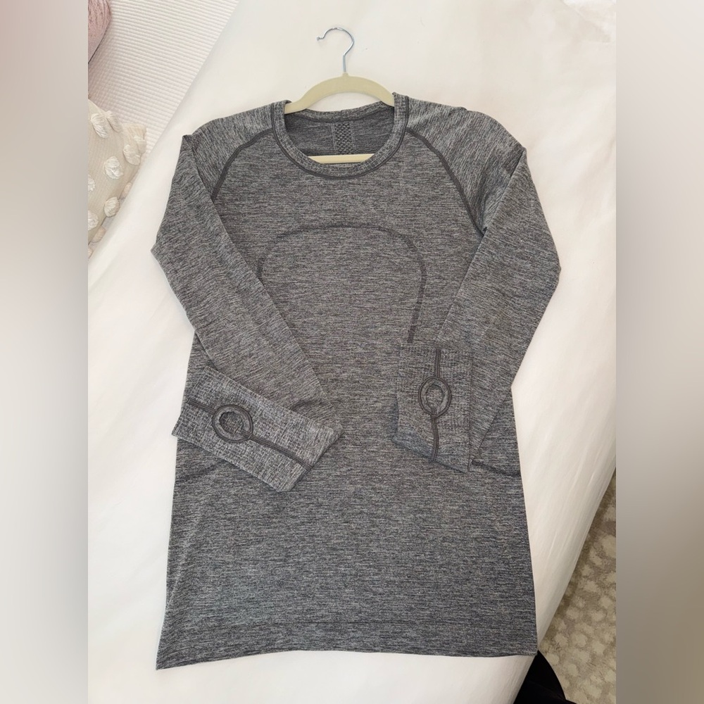 lululemon athletica Swiftly Tech Long-Sleeve Shirt GRAY SPARKLE ✨